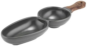 Antracitovosivá porcelánová servírovacia súprava Essentials – Ladelle