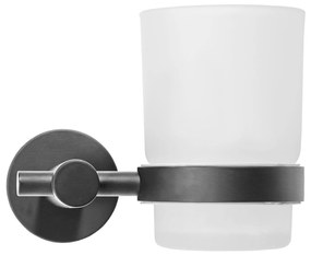 Rea Rea, nástenný pohár na zubné kefky 322233C, grafitová, REA-77089