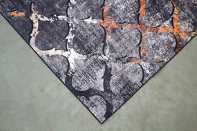 BE Koberec Porte 0066 GREY GOLD – žltý obdĺžnikový Rozmer: 160x220 cm