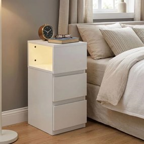 Nočný stolík so zásuvkou a policou 40 x 40 x 50 cm