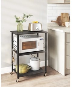 Servírovací stolík MARGE čierna