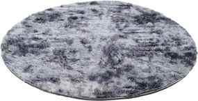 TA Koberec MR-577 Grey SILK DYED KOŁO Sivý Okrúhly