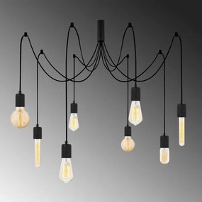 Luster na lanku KABLUNI 8xE27/100W/230V pavúk
