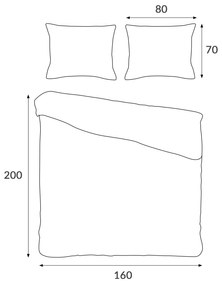 SATÉNOVÉ OBLIEČKY SATYNLOVE CLASSIC 160X200 CM, 2KS 70X80 CM TMAVOZELENÉ