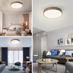 Brilagi - LED stmievateľné stropné svietidlo POOL LED/60W/230V 3000-6000K 50 cm hnedé + diaľkové ovládanie