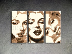 Ručne maľovaný POP Art obraz Marilyn Monroe