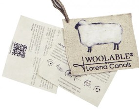 Lorena Canals koberce Vlnený koberec Woolly - Sheep White - 75x110 tvar kožušiny cm