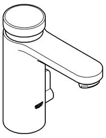 GROHE 36317000 - Samozatváracia umývadlová batéria EUROSMART COSMOPOLITAN T chróm