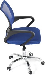 Detská otočná stolička modrá KA-L103 BLUE