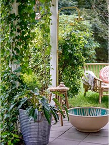 Bambusové záhradné kreslo v prírodnej farbe Sole – Bloomingville