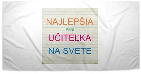 Sablio Uterák Najlepšia pani učiteľka na svete - 70x140 cm