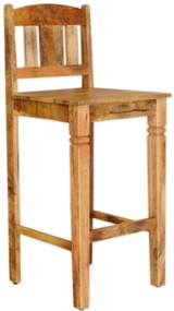 furniture-nabytek.cz - Barové židle do kuchyně z masivu mango