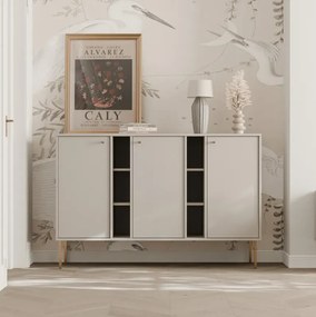Dizajnová komoda RAY 157cm béžová