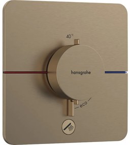 Hansgrohe ShowerSelect Comfort Q - Termostat pod omietku pre 1 spotrebič a ďalší výtok, kartáčovaný bronz 15589140