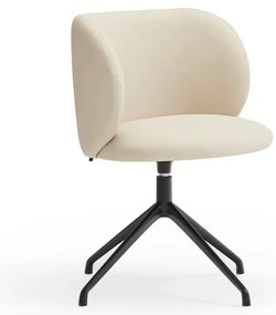 Béžové čalúnené jedálenské kreslo Mogi – Teulat