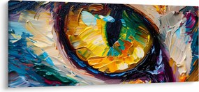Obraz - Maľba mačacieho oka (120x50 cm)