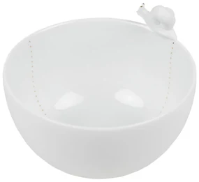 Biela porcelánová miska SLUG