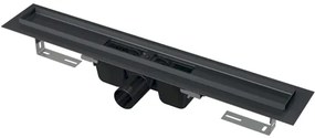 Sprchový žľab Alca 105 cm nerez černá mat APZ1BLACK-1050