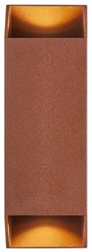 Nordlux - Vonkajšie nástenné svietidlo NICO 2xGU10/35W/230V IP54 hnedá