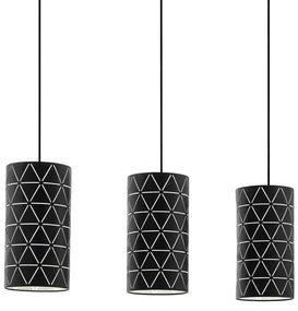 Eglo 98353 - Luster na lanku RAMON 3xE27/40W/230V