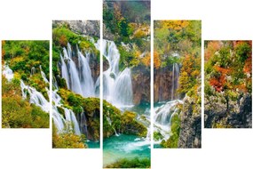 Obraz - Národný park Plitvické jazerá (150x105 cm)