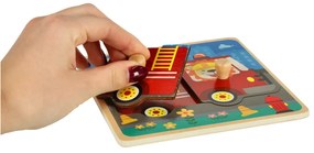 KIK Drevené puzzle hasičský zbor