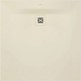 DURAVIT Sustano štvorcová sprchová vanička z materiálu DuraSolid, Antislip, 1000 x 1000 x 30 mm, krémová matná, 720275620000000
