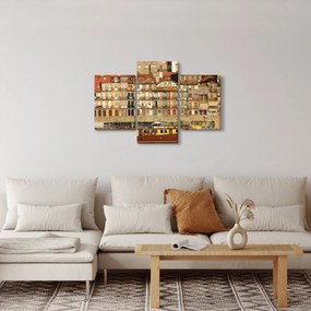 Obraz - Nábrežná štvrť, Portugalsko (90x60 cm)