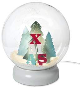 Vonkajšia snehová guľa s LED