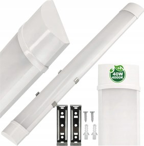 ECOLIGHT LED svietidlo 120cm - 230V - 40W - IP20 - neutrálna biela