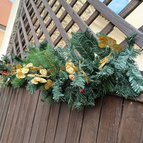 DECOLED Přízdoba, 99 cm, zlatá