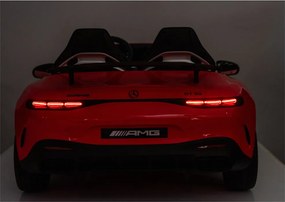 LEAN CARS Autobatéria Mercedes GT63 AMG DK-GT63 24V LCD červená