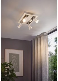 Eglo 94962 - LED Bodové svietidlo SARRIA 4xGU10-LED/5W/230V