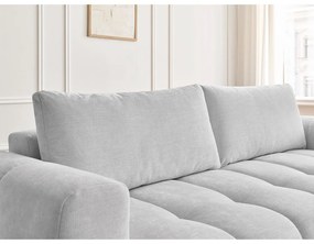 Svetlosivá rozkladacia/s úložným priestorom pohovka 251 cm Fuji – Bobochic Paris