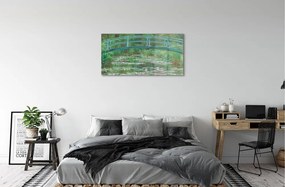 Obraz na skle Art maľované bridge 125x50 cm