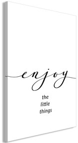 Artgeist Obraz - Enjoy the Little Things (1 Part) Vertical Veľkosť: 40x60, Verzia: Premium Print