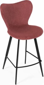 Barová stolička červená AUB-1068 RED2