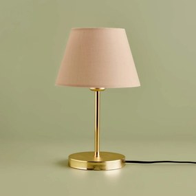 Stolní lampa Shade II béžová/zlatá