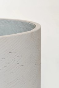 Kvetináč CHICO, sklolaminát, výška 31 cm, béžová