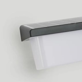 Brilagi - LED solárne nástenné svietidlo so senzorom SUN RAY LED/6W/3,7V IP44