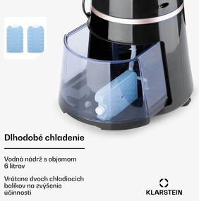 Klarstein Skyscraper Ice Smart, 4-v-1 ochladzovač vzduchu, ventilátor, 210m³/h, WiFi, diaľkové ovládanie