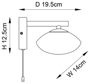 Endon 97181 - Kúpeľňové nástenné svietidlo MOBIAS 1xG9/3W/230V IP44 lesklý chróm