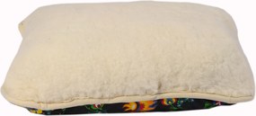 Vankúš z ovčej vlny tmavý