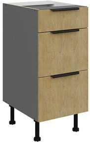 Kuchynská skrinka Cremona Ant 40d 3s Bb