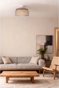 Brilagi - Prisadený luster PADOVA 1xE27/60W/230V, priemer 40 cm, béžový