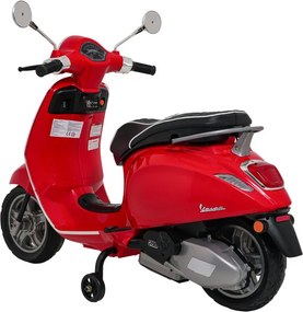 Elektrický skúter Vespa ROMA červený