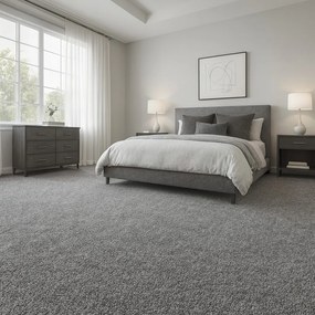 Ideal, Koberec metráž Metro 5292, na mieru, šíře 3m,4m, šedá, filc, chodba / predsieň