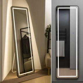 Brilagi - Stojacie zrkadlo BELLEZA LED/42W/230V 160x50 cm IP44 CRI 90 stmievateľné +CCT