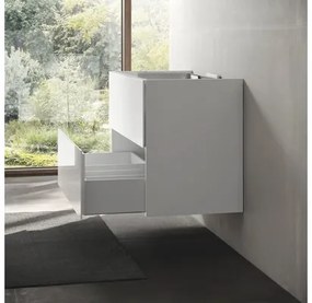 Kúpeľňová skrinka pod umývadlo KEUCO Edition 11 biela lesklá 105 x 70 x 53,5 cm 31352300000