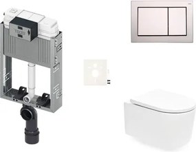 Závesný wc set na zamurovanie SAT SIKOTZREX67CR
